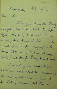 Letter from Edward Fitzgerald