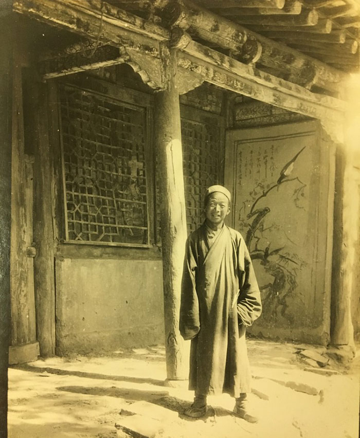 Wang Tao-shih, Taoist priest at the ‘Caves of the Thousand Buddhas’ – reproduced in ‘Serindia’ (1921)